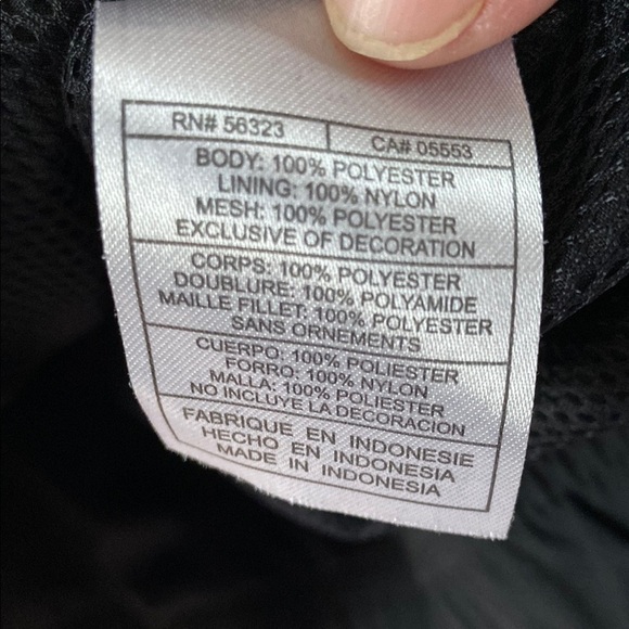 Nike Black and Red Raincoat Full Zip High Collar - Picture 12 of 16